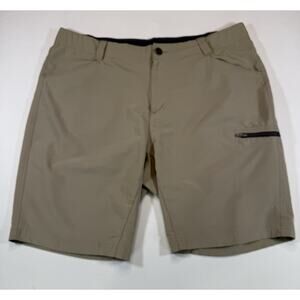 ZeroXposur Men’s 38 Khaki Performance Shorts Stretch Outdoor